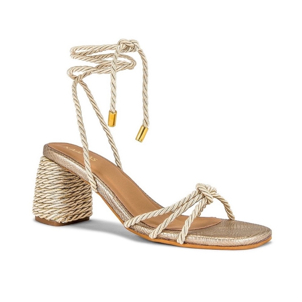 Kaanas Selena Sandal in Champagne